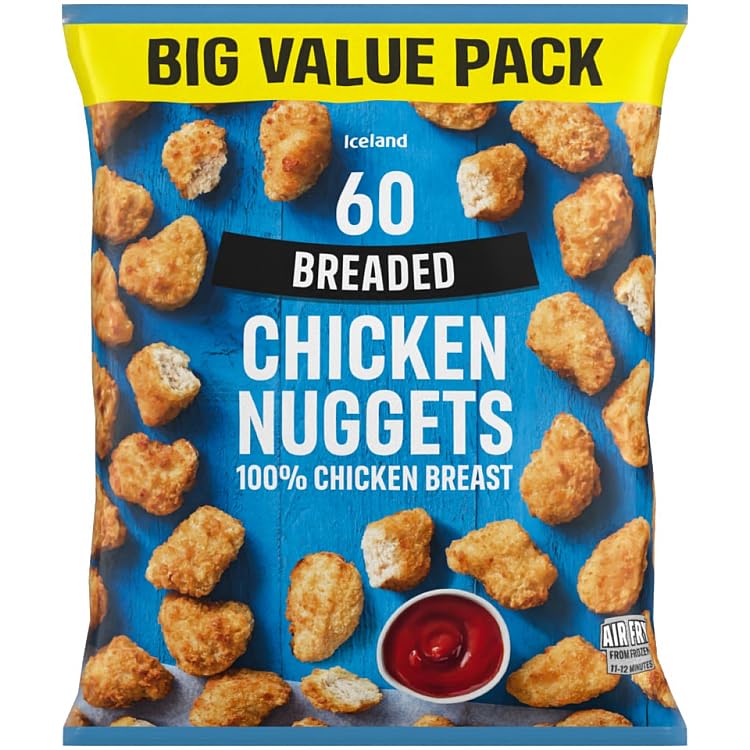 Iceland 60 Pack Breaded Chicken Nuggets
