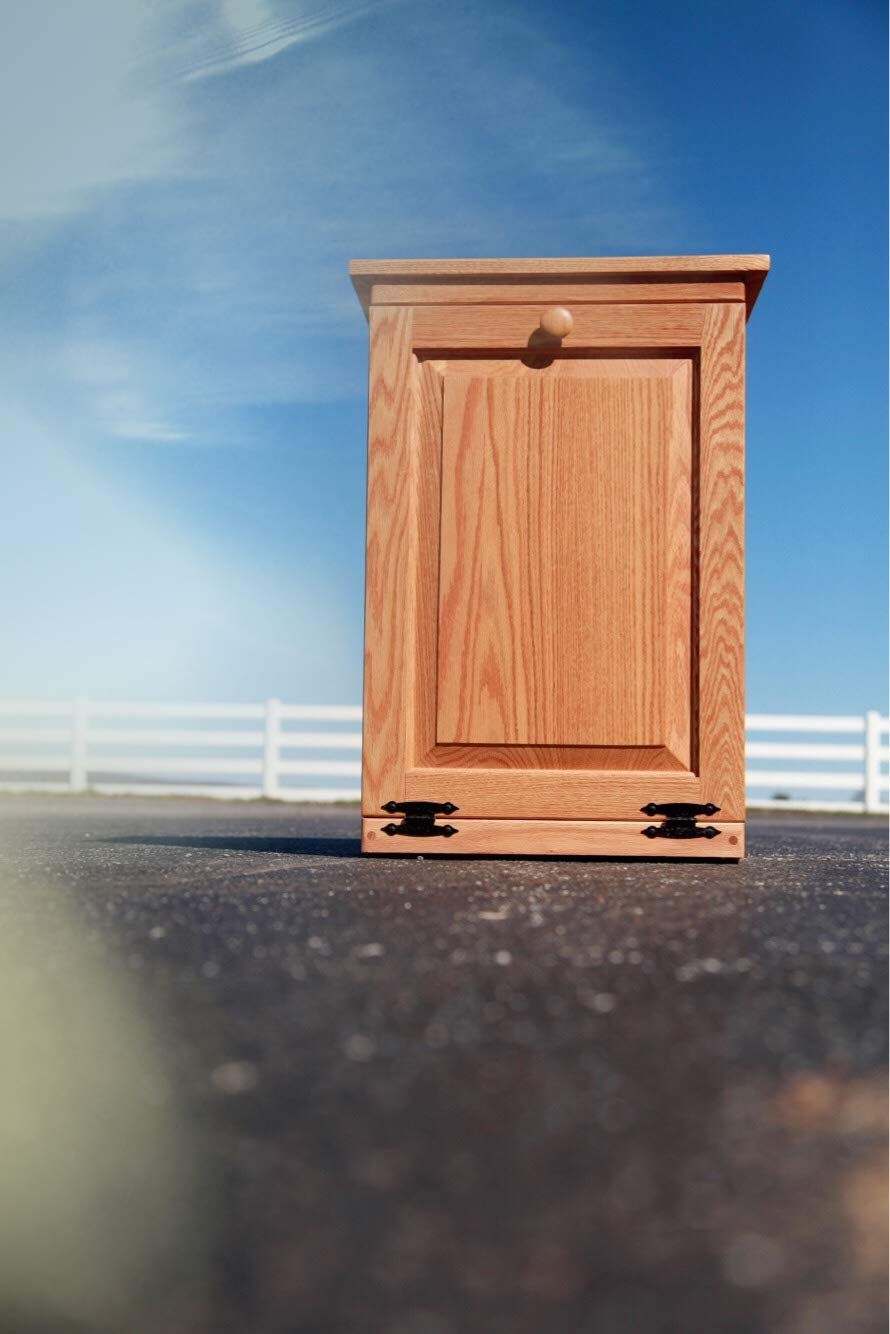 Peaceful Classics Amish Handcrafted Tilt Out Trash Wooden