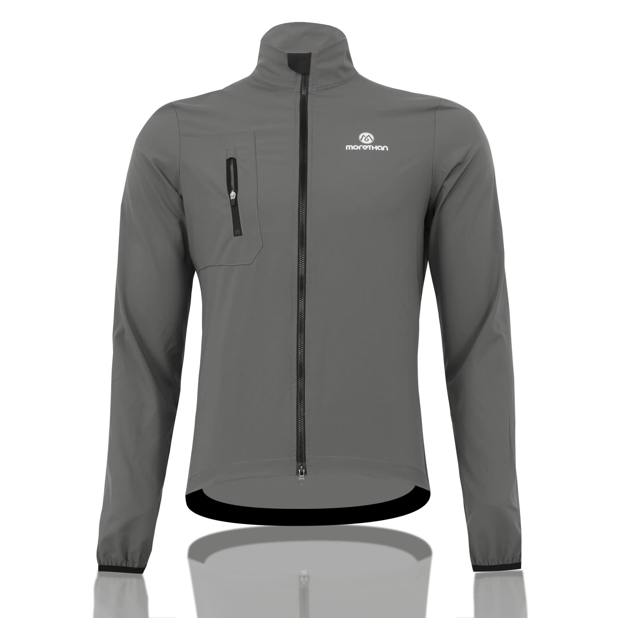 Amazon.co.jp: Morethan サイクルジャケット 長袖 (XS/スチールグレー