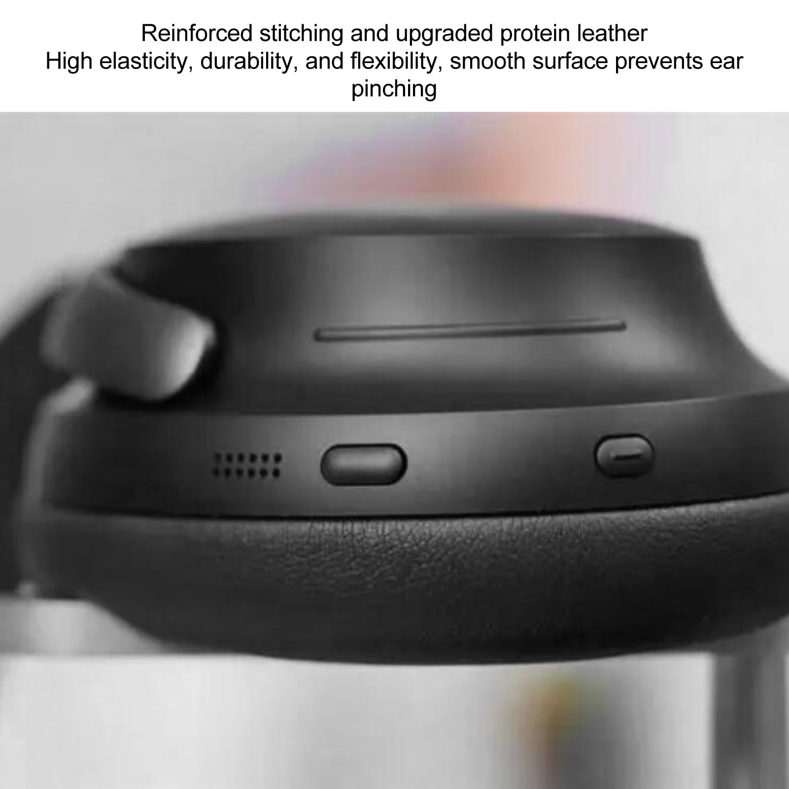 Almohadillas de espuma viscoelástica de alta densidad para auriculares QC Ultra Wireless Headphones con aislamiento de ruido cómodo