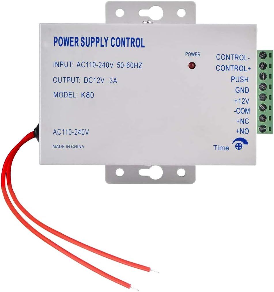 Electronics K80 Power Supply Control Input AC 110240V to Output DC 12V