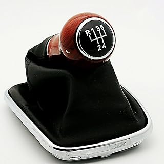 Mahogany 5 Speed Gear Shift Knob Fit for VW Bora Golf MK4 Jetta