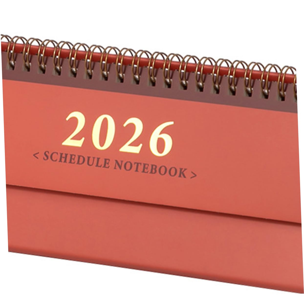 jojofuny 4pezzi Calendario da Scrivania Piccolo Ribalta in Piedi da Ottobre Dicembre con Rilegatura Doppio Filo e Anello in Metallo Carta Spessa per Pianificazione Giornaliera