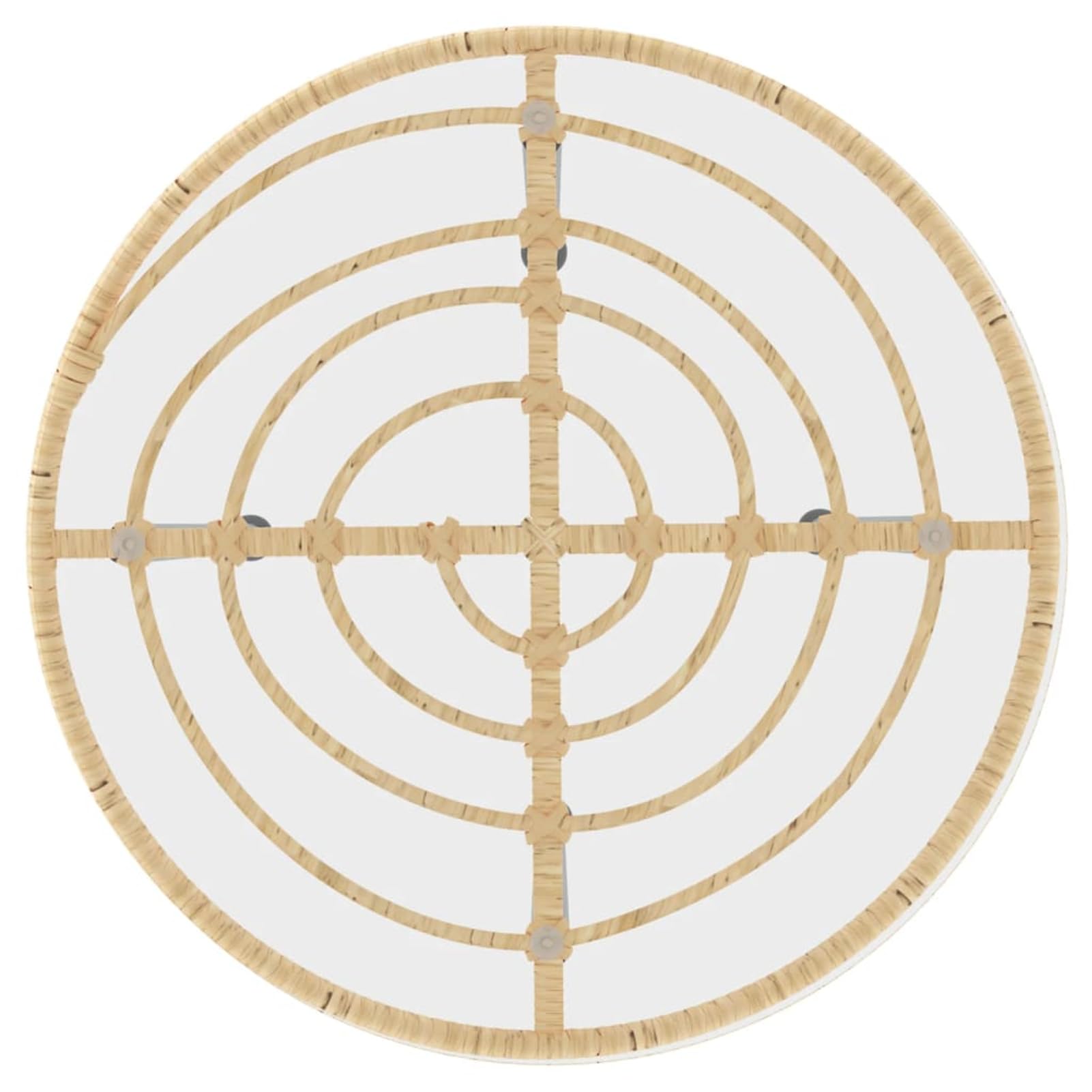 ATOMSTACK MAKER Homelen - Juego de muebles de jardín (3 piezas, polirratán, resistente a la intemperie, mesa con tablero de cristal templado y sillas con respaldo para terraza, jardín, balcón