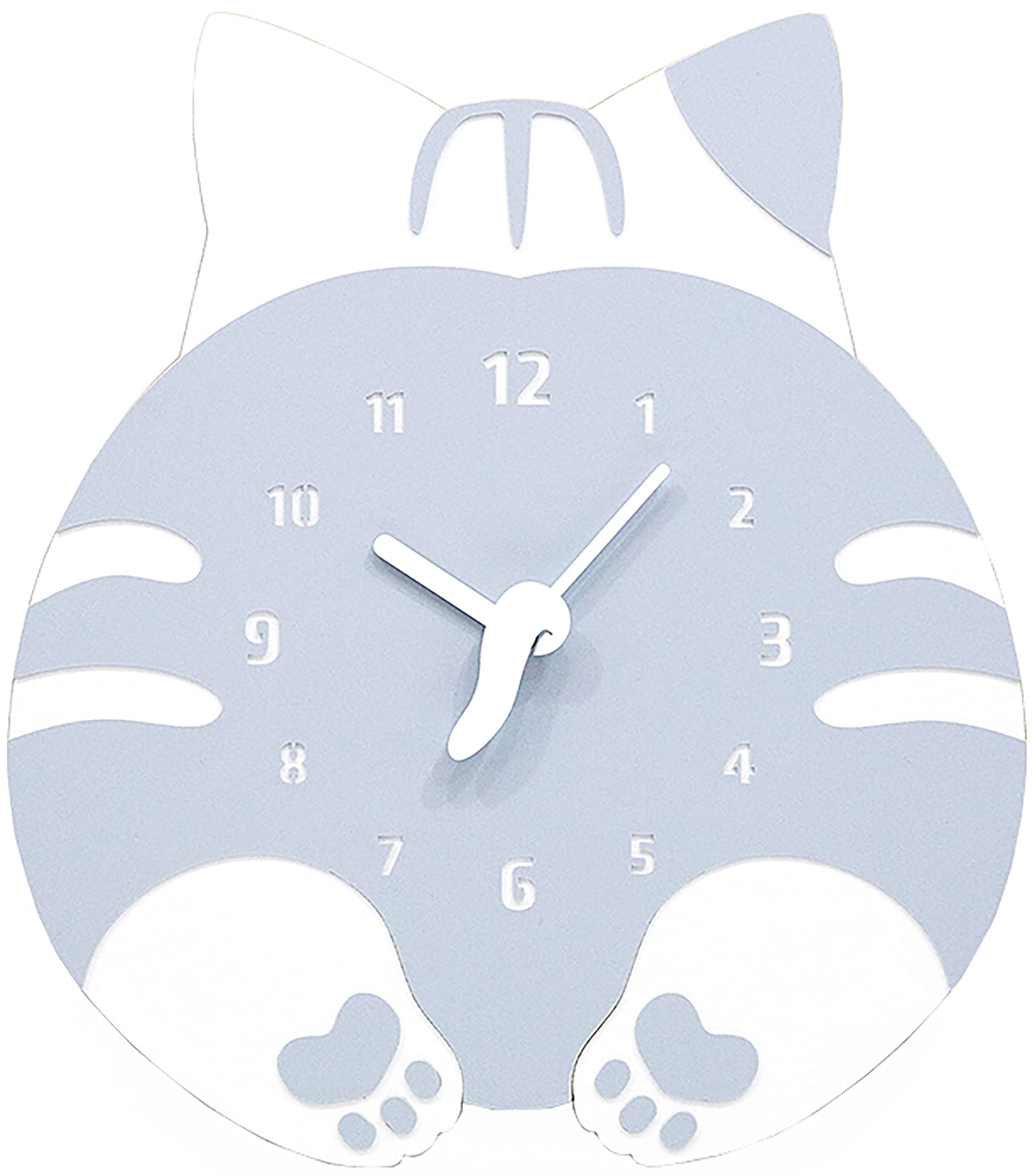 Horloge murale silencieuse originale et moderne minimaliste motif animaux