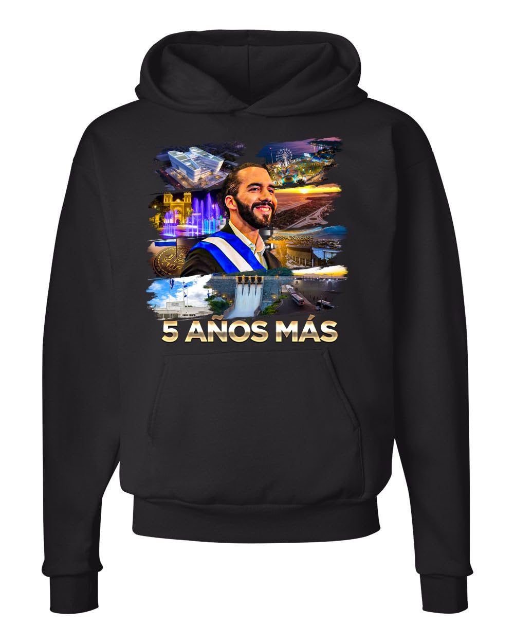 Sweat à capuche Nayib Bukele pour afficher vos idées