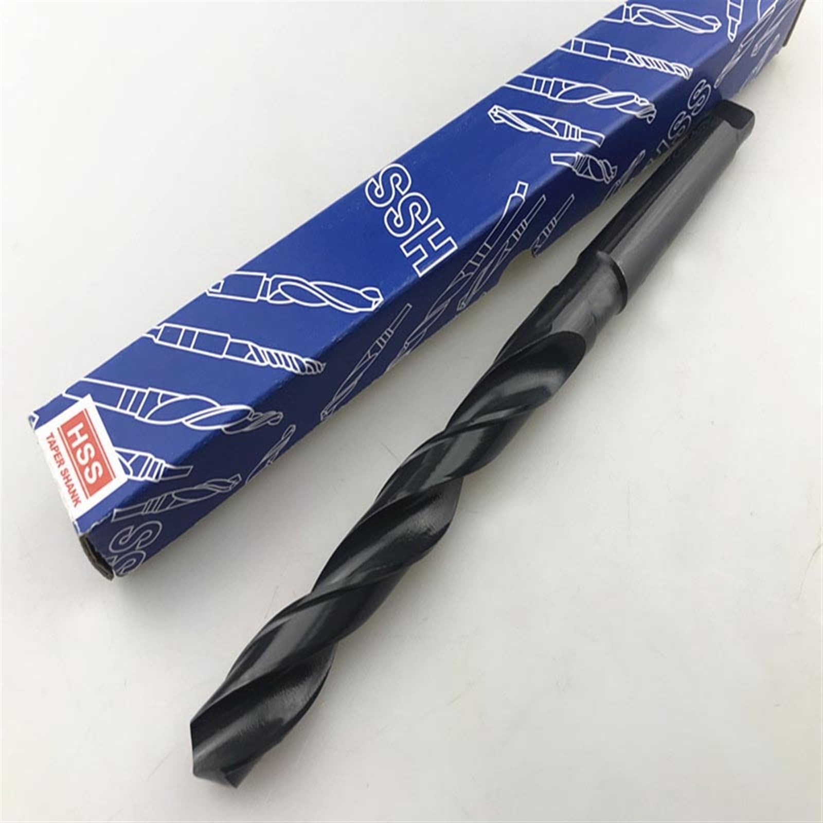 1PC 10mm-60mm HSS Morse Kegel Schaft Twist Bohrer Bit High Speed ​​Stahl Reiben Bohrer for Eisen stahl Kupfer Metall(17.5mm)