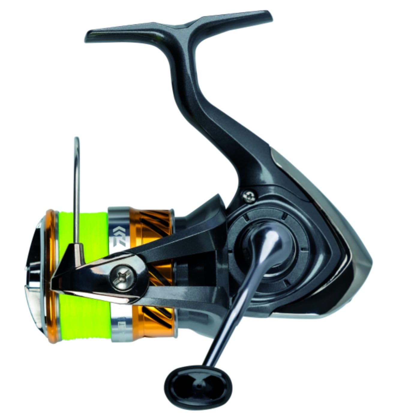 DAIWA 20 Laguna LT - Carrete de pesca con freno delantero, con J-Braid X4, color amarillo