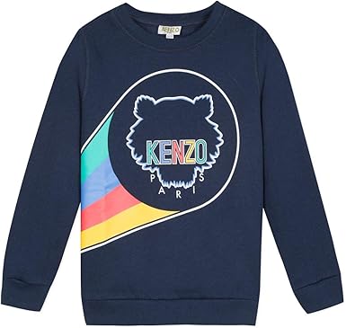 Kenzo - Sudadera Azul Marino/Blanco 14 años: Amazon.es: Ropa