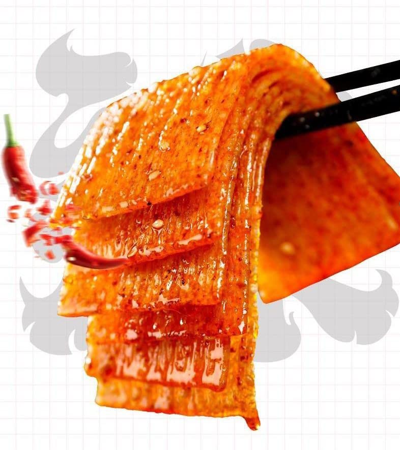 Miniatura 6 de Spicy Noodle Web Celebrity Latiao Snacks , Big Spicy Piece Nostalgia Spicy, conveniente comida rápida, gluten, aperitivos casuales, tiras picantes