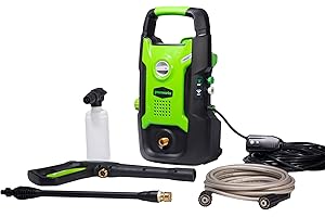 Greenworks Electric Power Washer: Tackle Car Cleaning with 1600 PSI!