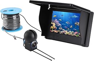 XUMIUZIY Underwater Fishing Camera, Underwater Drone with 4.3in Screen, Fish Finder Camera 1080P, 220° Ultra Wide Angle, 3...