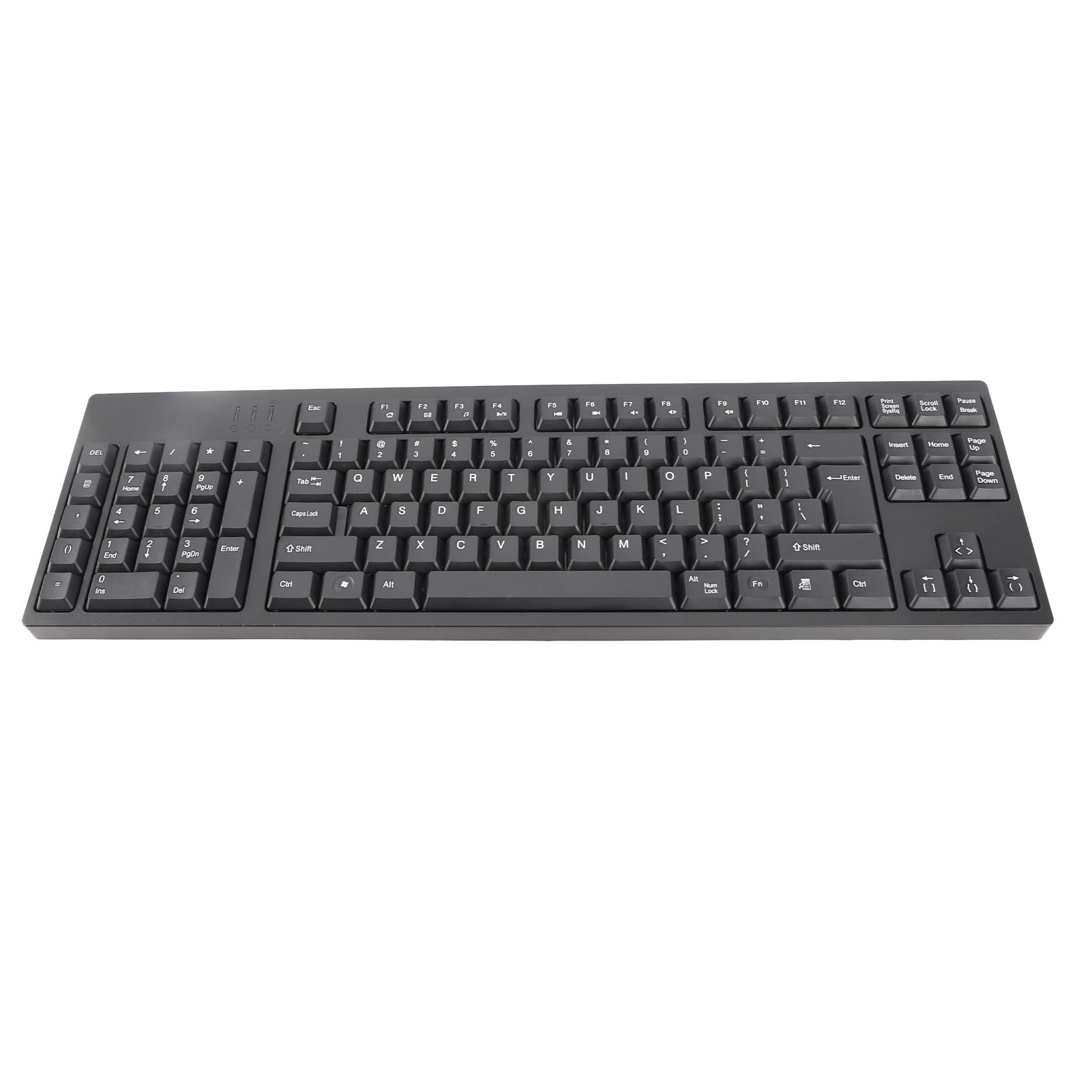 Linkshänder-Tastatur, Ergonomische, Volle Größe, 109 Tasten, Dual-USB-HUB-Computertastatur mit 2 USB-Anschlüssen, für Software-Designer, Ingenieure, Banken, Büros