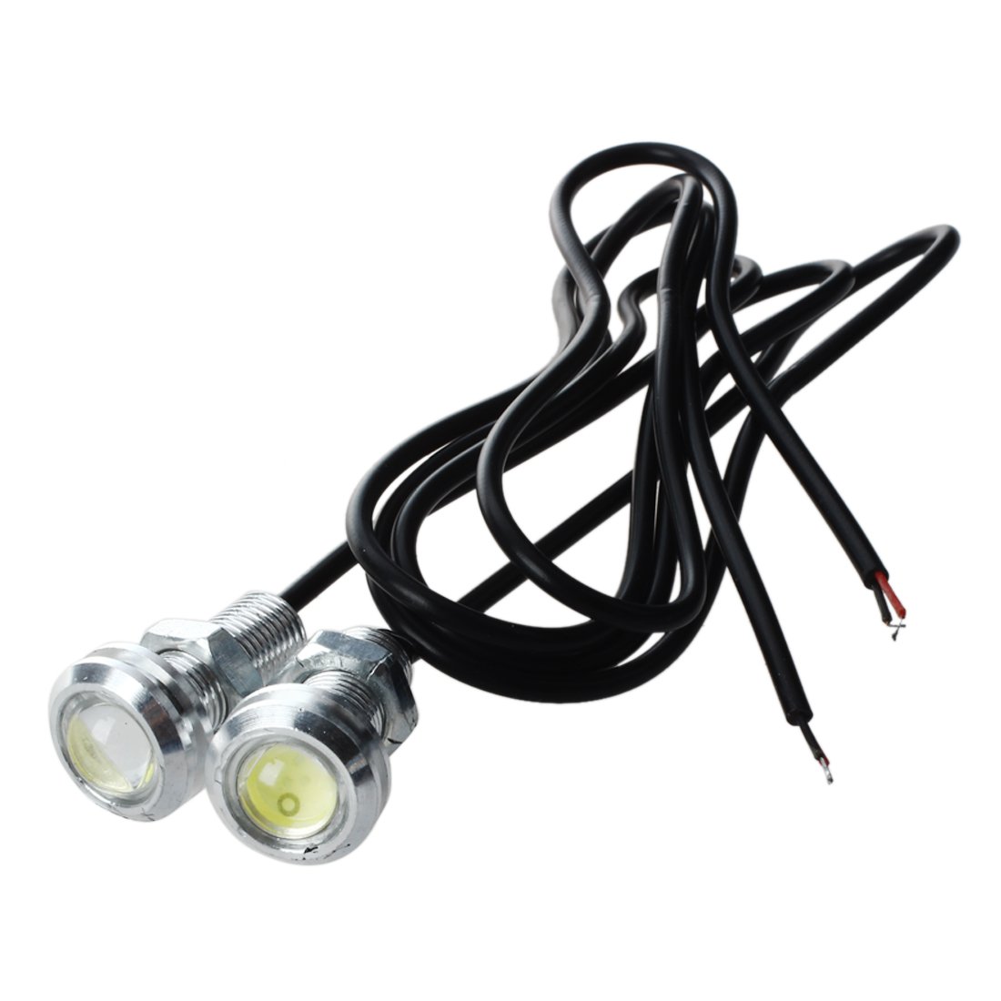 Beauneo 2 1.5W LED High Power Eagle Eye Rear Back Up Reverse Tail White Light Lamp