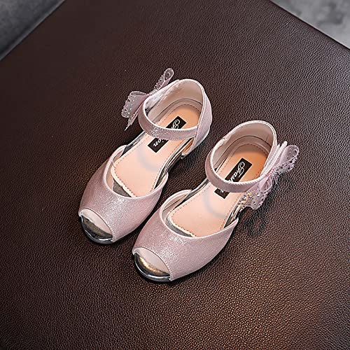 Children Shoes Summer Sandals Beach Outdoor Kids Shoes Girls Princess Sandals Soft Bottom Retro Pearl Girls Shoe Size 44