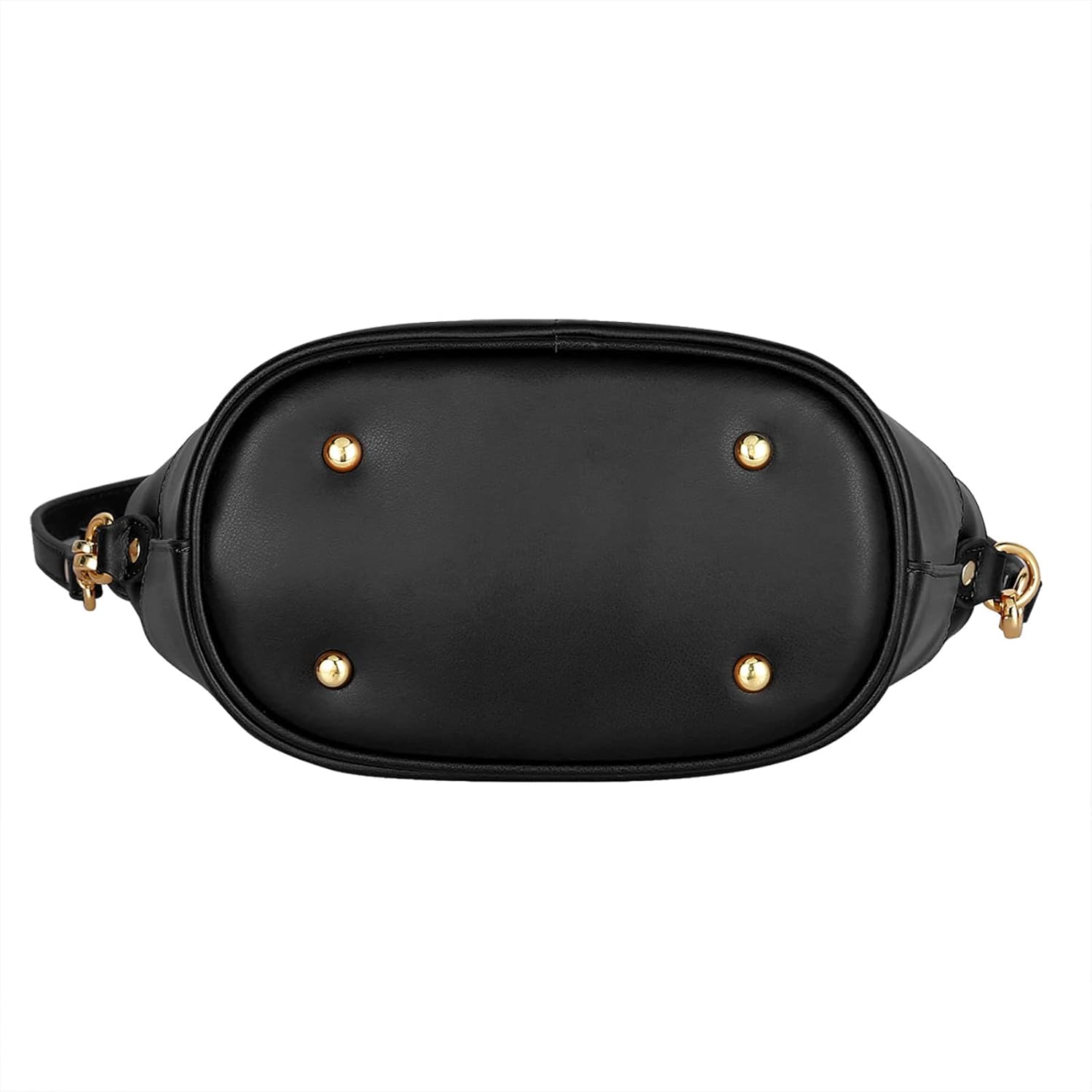 S-ZONE Women Small Cow Split Genuine Leather Crossbody Bucket Bag Shoulder Purse Handbag - Image 7