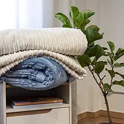 Cobertor Manta Fleece Soft Queen Casal Super Macio - Cor Bege, Casal