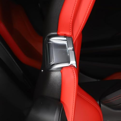 Miniatura 3 de 1 par de trabillas de repuesto para cinturón de seguridad compatibles con Chevrolet Corvette C8 2020-2023, guía de cinturón de seguridad