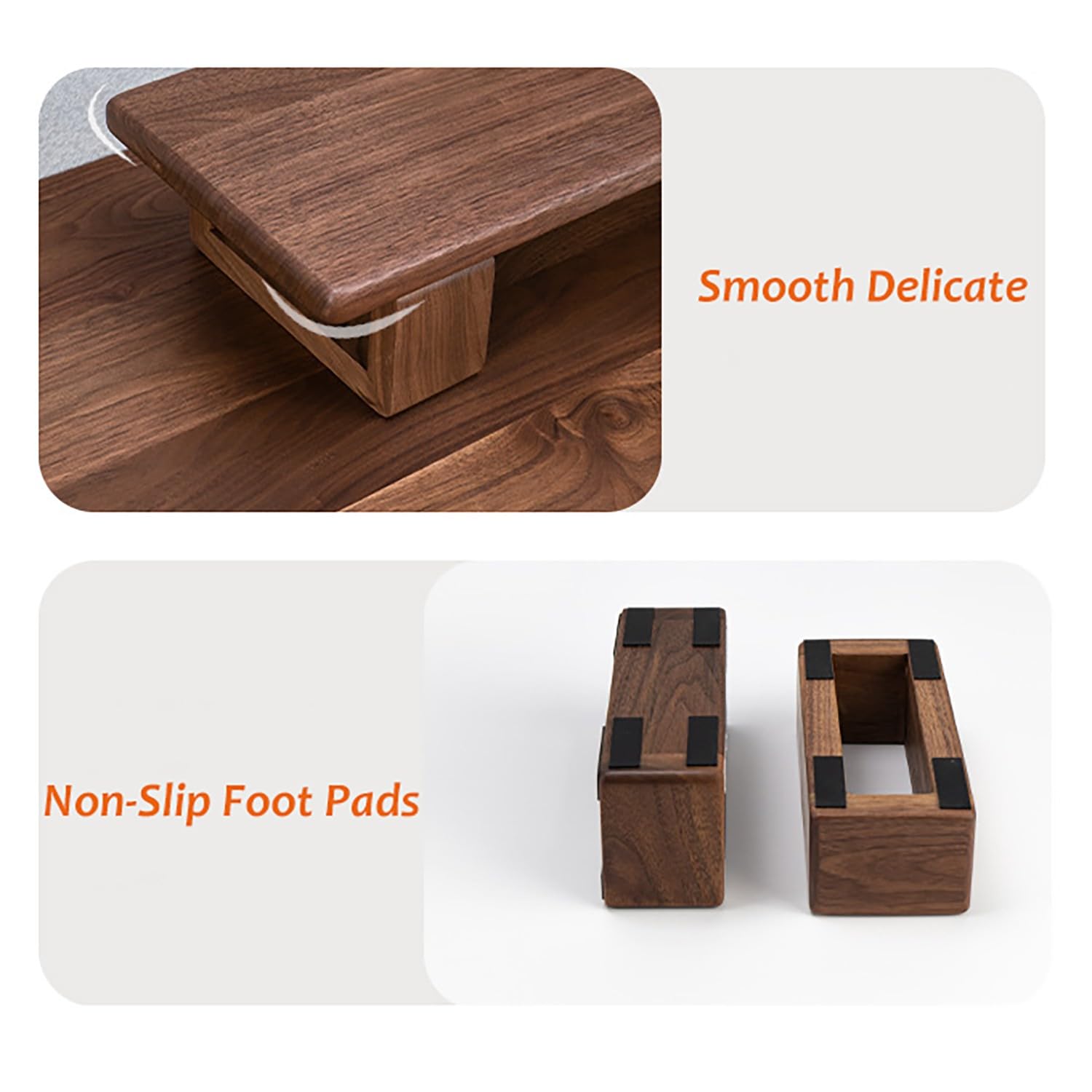 Supporto da scrivania in legno per computer portatile/PC, ripiano per ufficio nizer per spazio di lavoro, altezza regolabile dello schermo (120 x 15 cm), migliora l'ergonomia e risparmia spazio