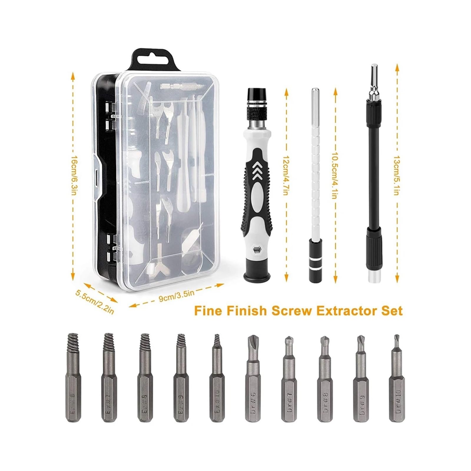 Kit de destornillador magnético multifuncional 25 115 135 140 en 1 for reparación dispositivos bricolaje