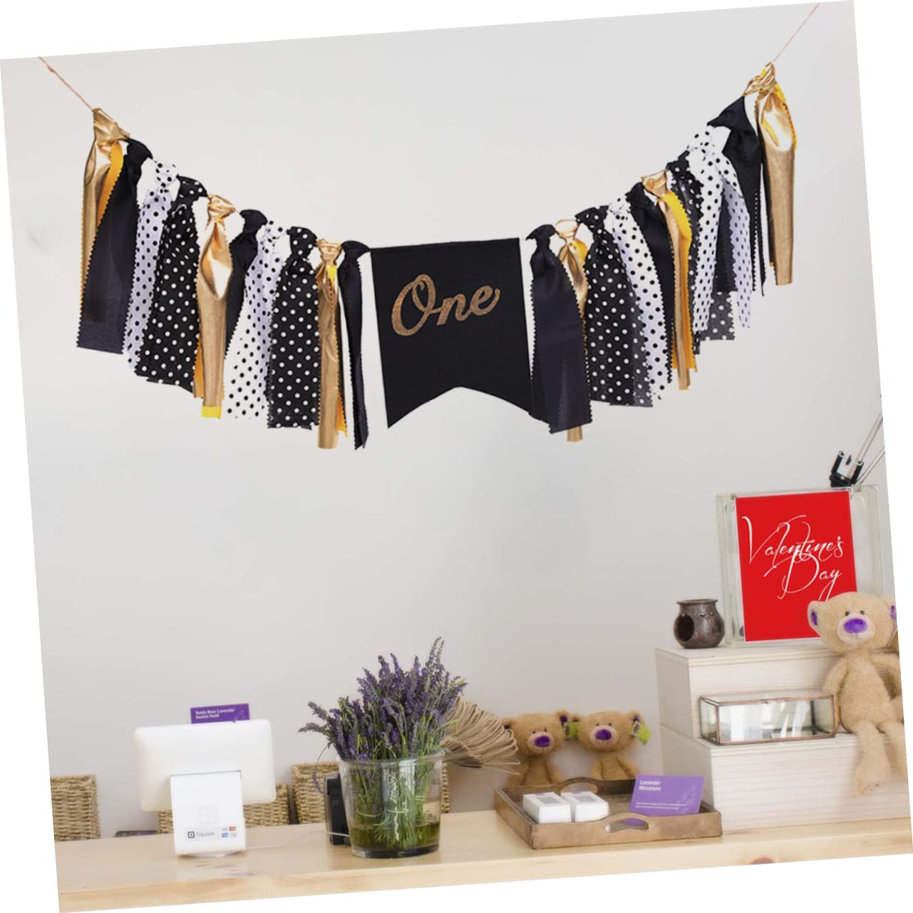 ifundom 3pezzi Striscione Compleanno Per Banner Decorativo Juta Da Metri Per Festa Di Compleanno Adatto Tutti Seggioloni Per Foto e Decorazioni Tema