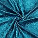 Ben Textiles Stretch Panne Velvet Velour Teal Fabric By The Yard