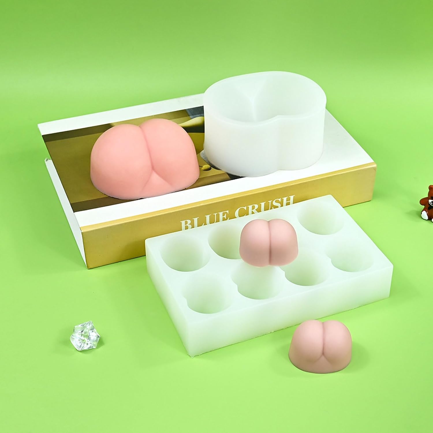 Silicone Butt Shaped for Baking Chocolate Candy Easy Releases Nonstick Mousses Cake French Dessert Bakeware Banana Molded Baking Cast