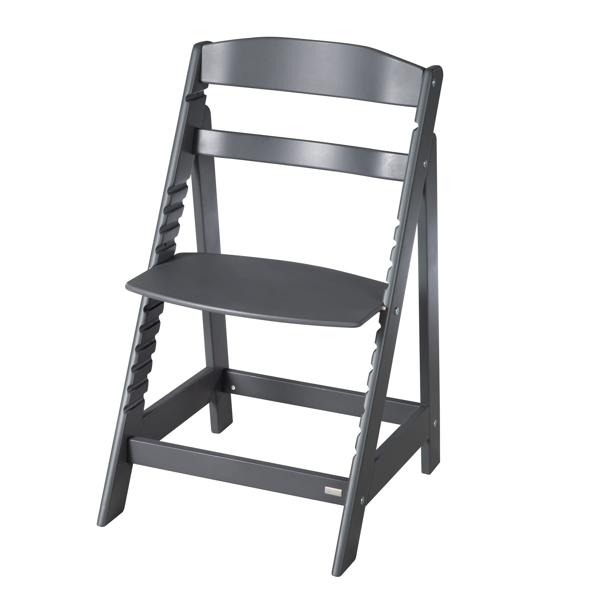 roba Trona Evolutiva Born Up - Set 2 en 1 con Asiento para Recién Nacido "roba Style Antracita" - Silla Ajustable con Función Reclinable - Desde el Nacimiento - Antracita