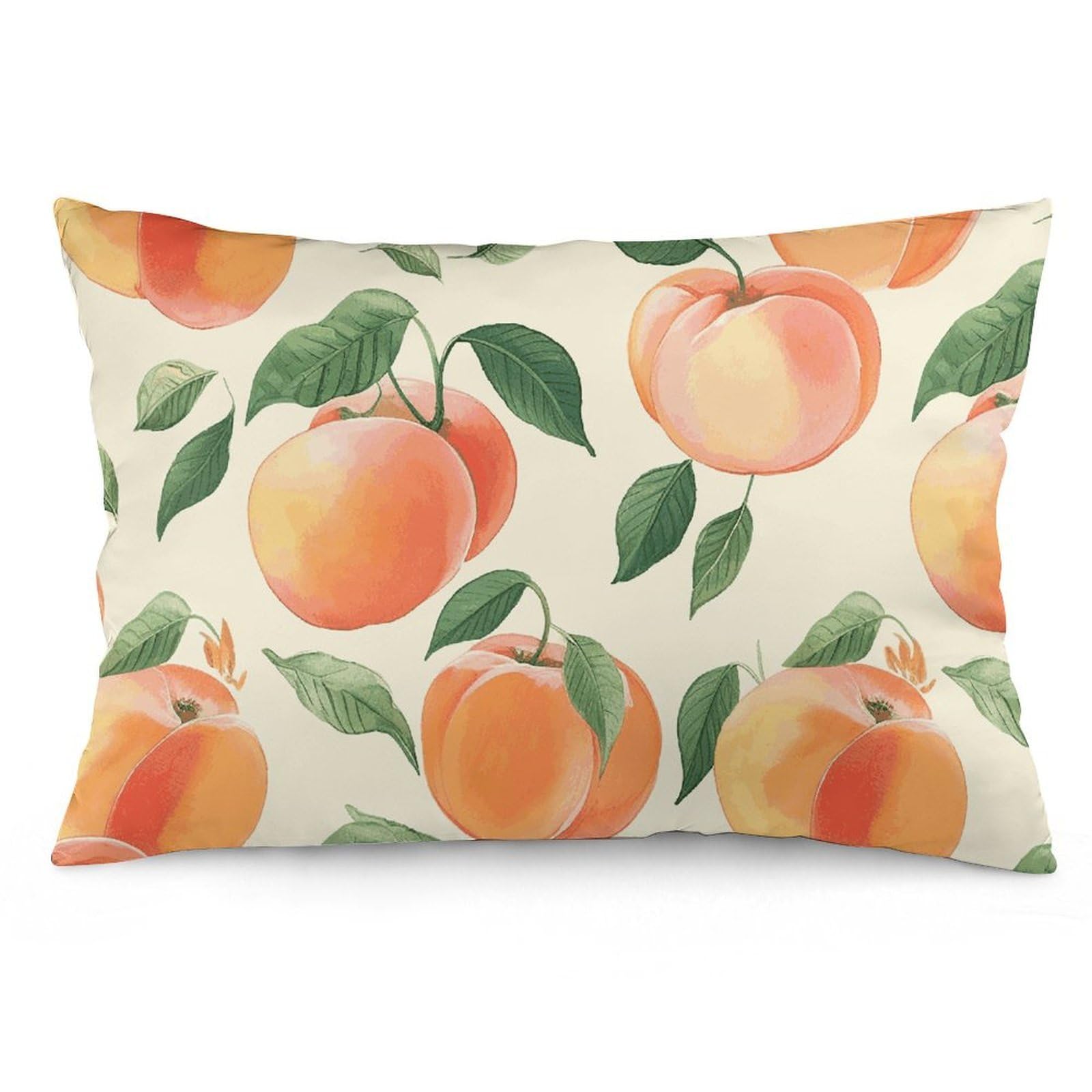 2 Pack Pillow Cases for Hair and Skin, Soft Breathable Pillow Case Covers with Hidden Zipper, Peach Pillowcase 12 "x20 Pillow Covers for Sleeping Gift