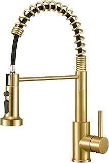 Gold Kitchen Tap, Kitchen Tap in Gold, 360° ...,