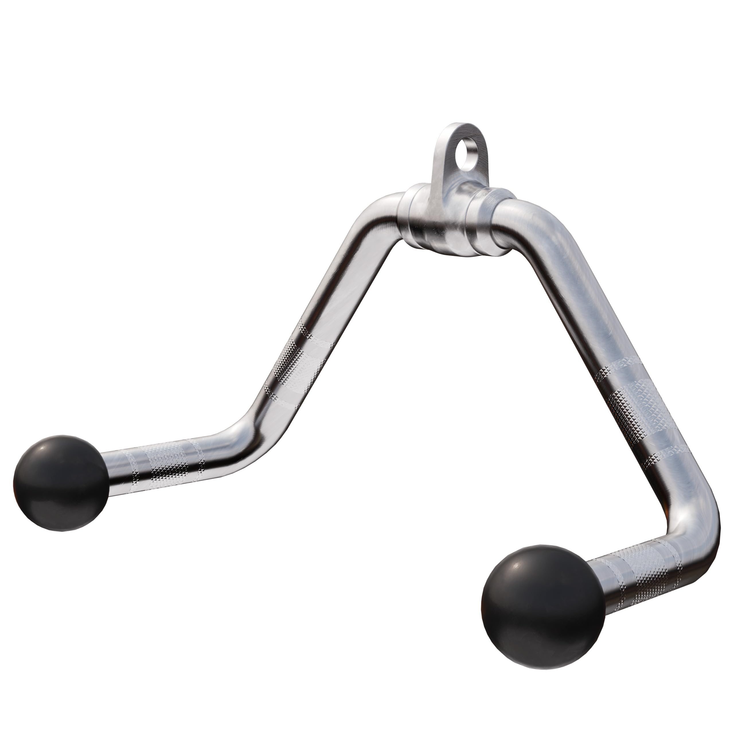 GORILLA SPORTS® Barra Lat Machine - 30 cm, Carico Max 200 kg, Giunto Girevole - Maniglie Lat Machine, Barra Bicipiti, Tricipiti, Angles 90 Grip, Impugnature Palestra, Accessori