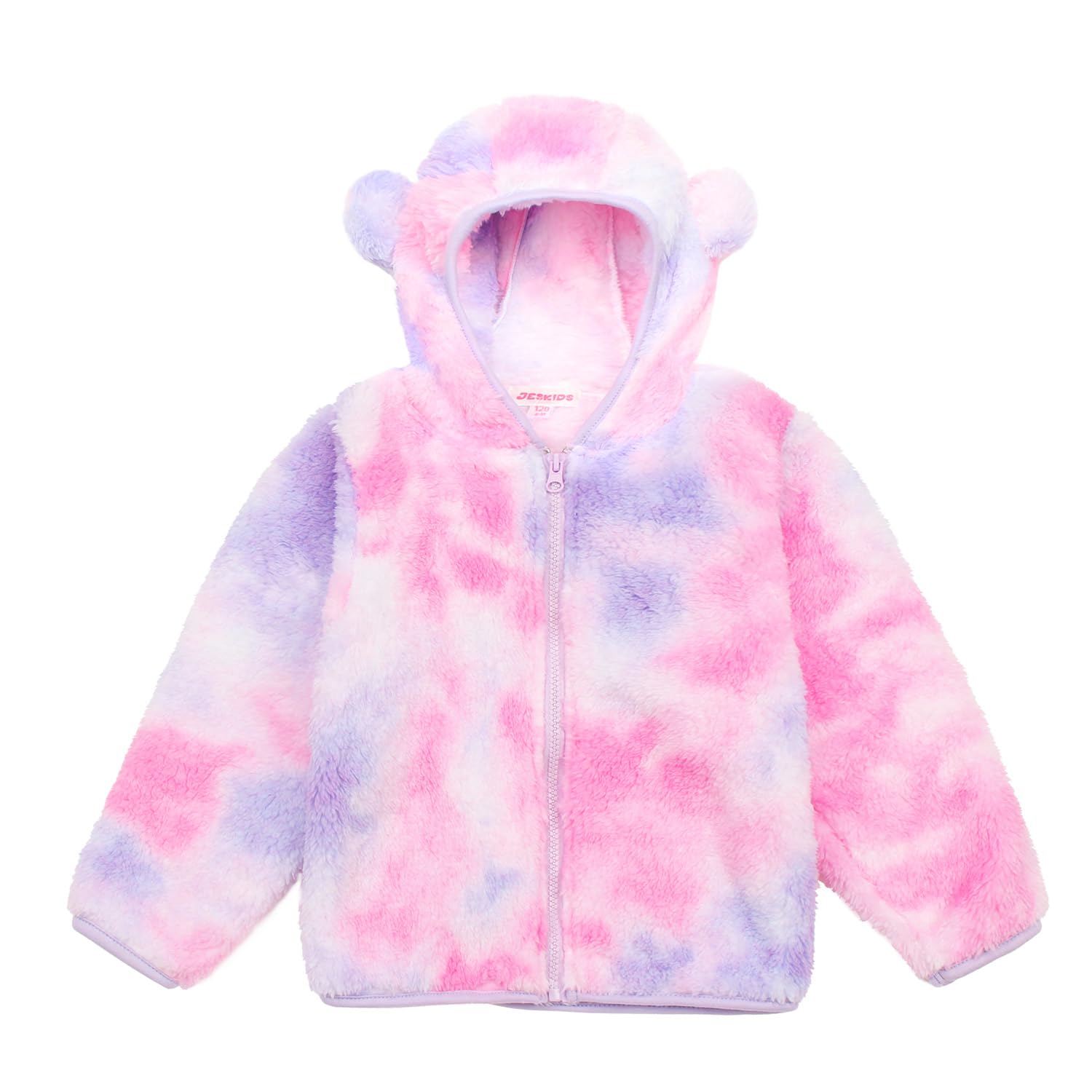 JESKIDS Toddler Girls Boys Fleece Hoody Jacket Zip Up Teddy Coat Warm Winter Outwear