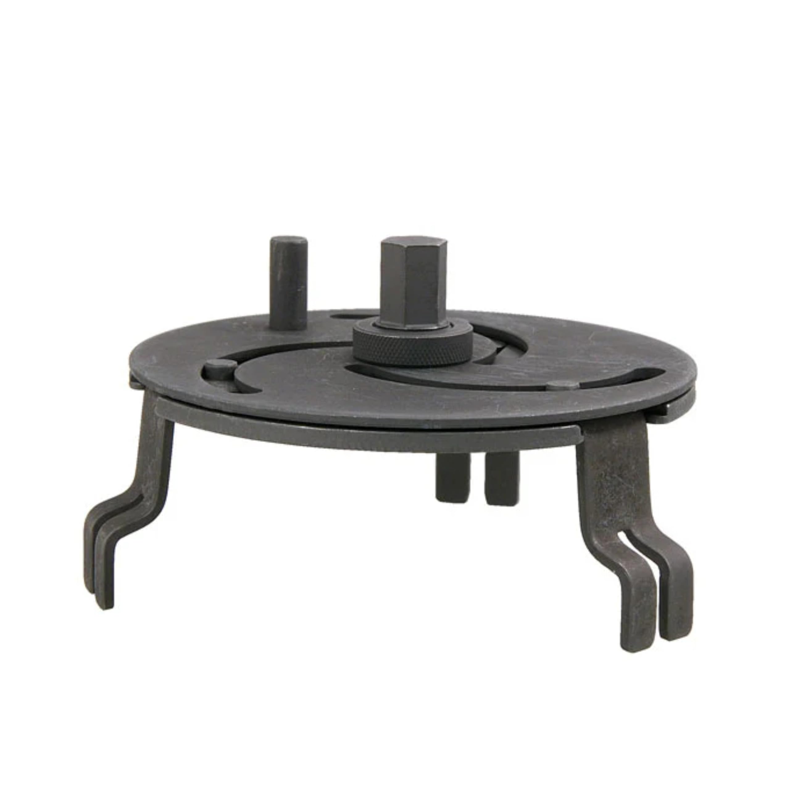 Universal 3-Leg Fuel Tank Sender Wrench, Adjustable 89-170mm for Tank Sender Mounting Collars, Compatible with 15mm Spanner/Socket