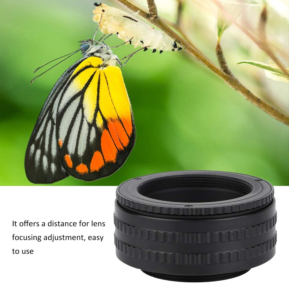 Bague de Mise au Point, Adaptateur hélicoïdal Accessoire de Tube Macro M42 à M42 avec Adaptateur d'objectif pour Le Remplacement de l'équipement pour Ajouter Une Bague de Mise au Point