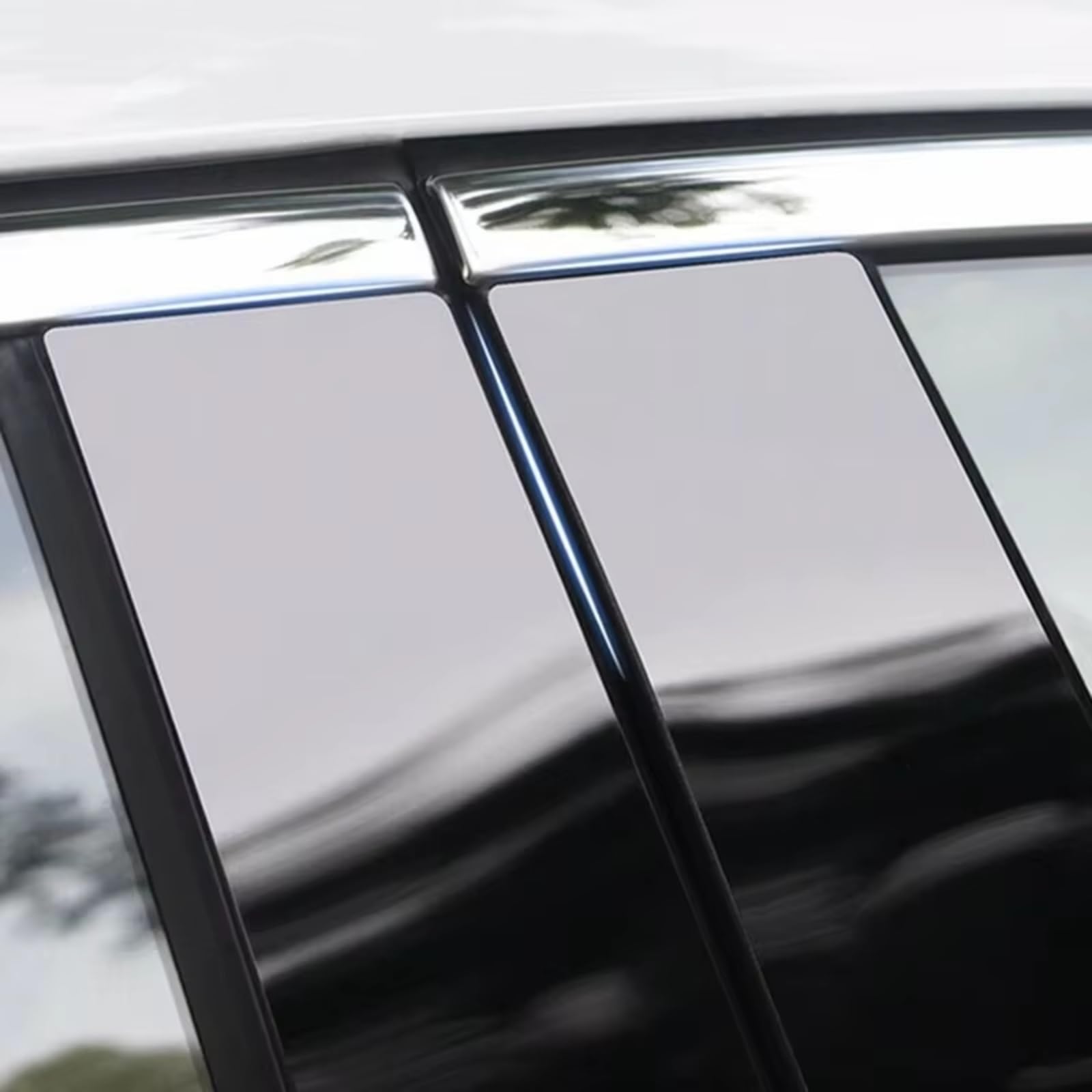 Naklejka na kolumny drzwiowe Toyota Camry (2012-2017), błyszcząca, czarna, listwa ozdobna do kolumn drzwi, okien bocznych, okładzina zewnętrzna