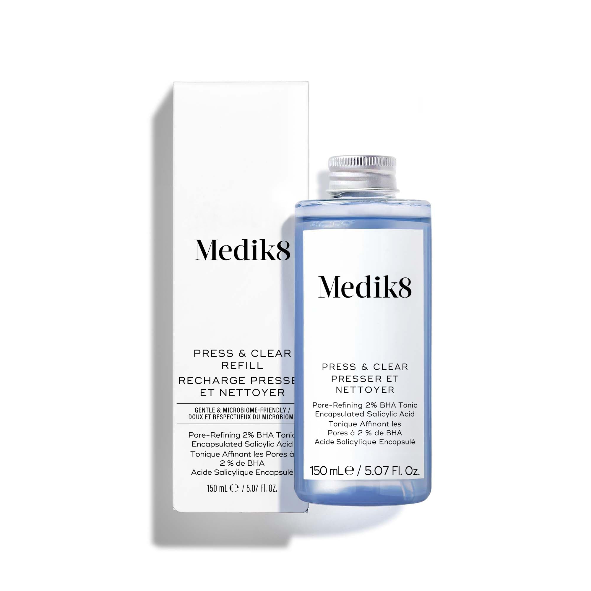 Medik8 Press & Clear, 2% BHA Klärendes Gesichtswasser - 150 ml Refill