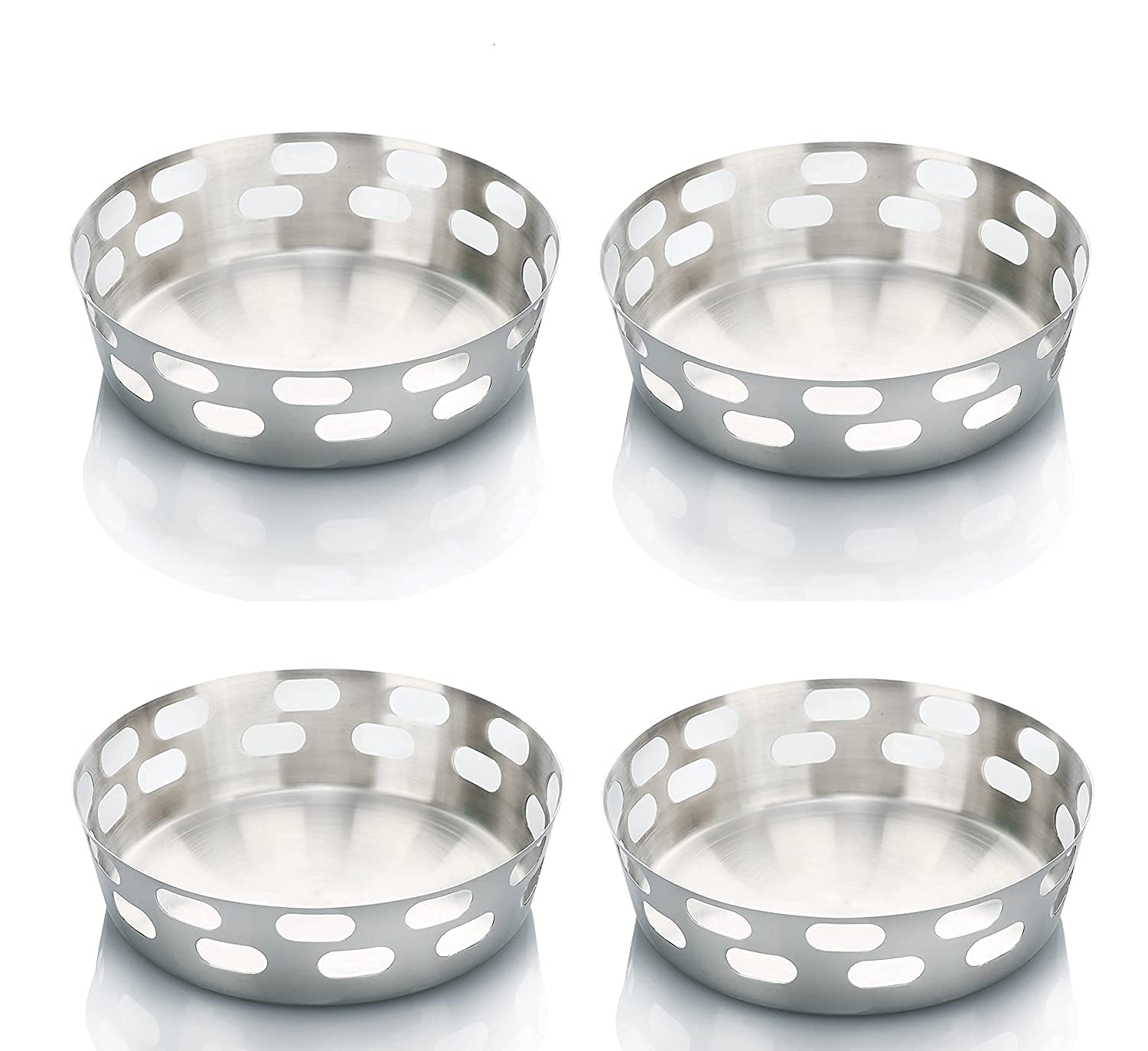 SAGER Stainless Steel Bread Basket Set - 5 Piece -2