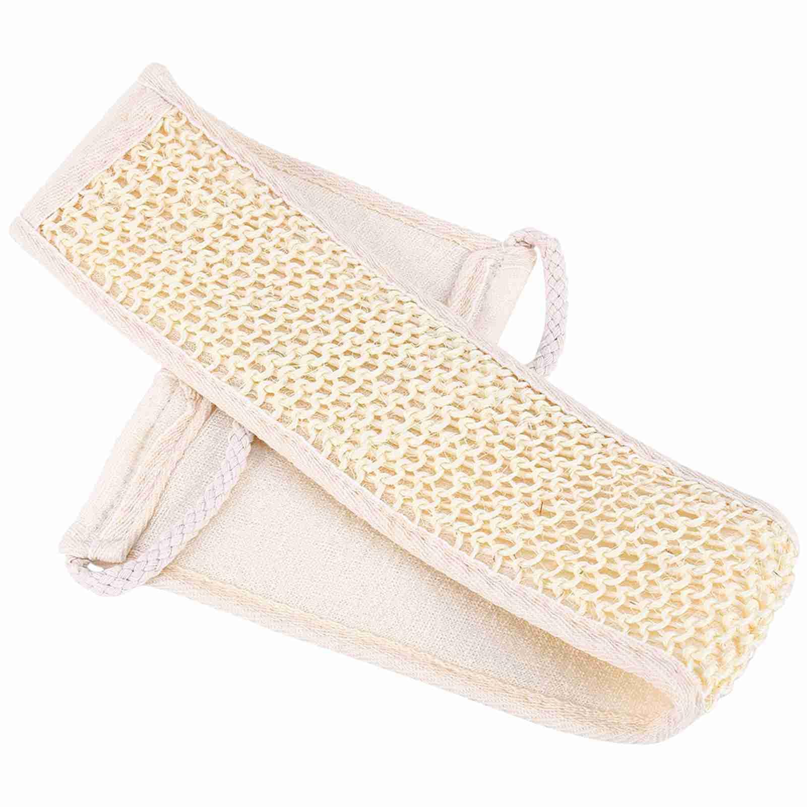 Naturalna Gąbka Loofah Złuszczający Peeling do Ciała Loofah Pasek do Kąpieli Spa Szczotka do Masażu do Kąpieli i Pod Prysznic, Zawiera Skruber do Pleców