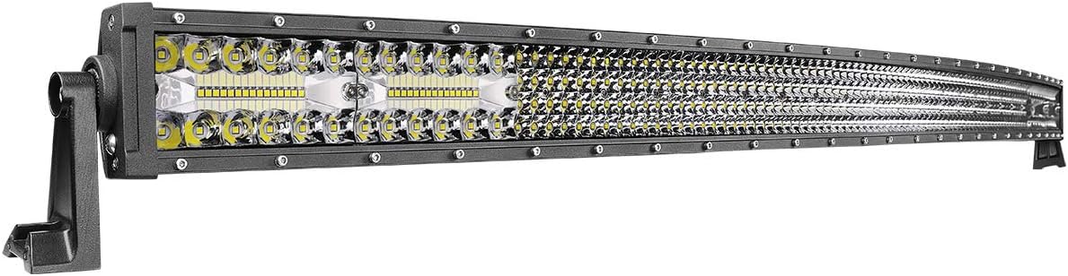 Curved LED Light Bar, SWATOW 4x4 54'' 400W Curved LED Work Light Spot Flood Combo Off Road Driving Light Fog Lights for Truck : Automotive