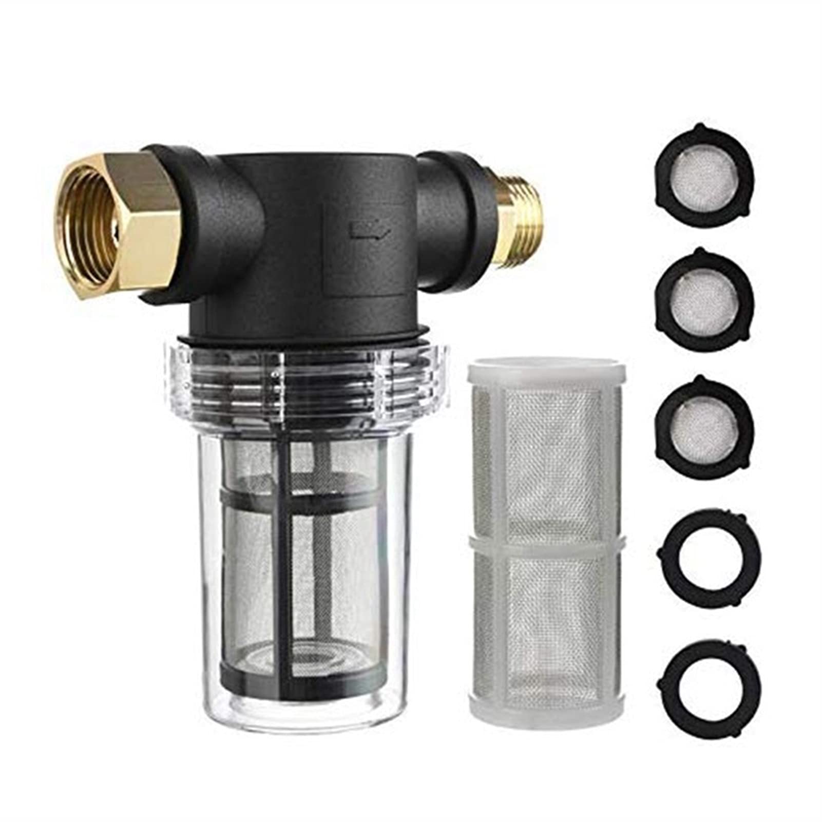 Filtre de tuyau d'eau avec écran de 40 mesh et 100 mesh supplémentaires stable
