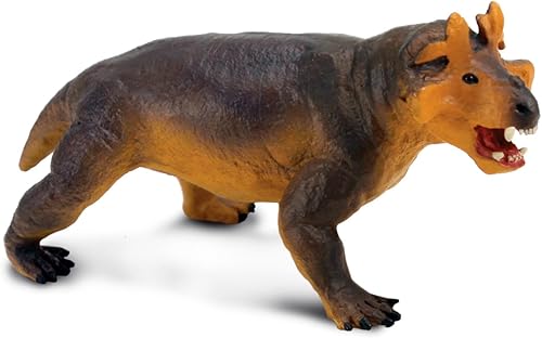 Safari Ltd. Estemmenosuchus Figura detallada de modelo de 4.5 pulgadas, juguete educativo para niños, niñas y niños a partir de 3 años