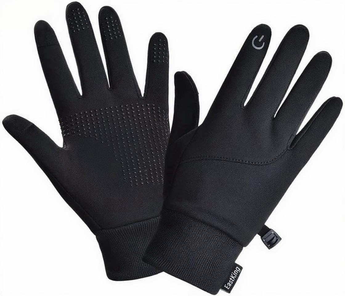 EastKing Lightweight Winter Gloves, Warm Water Resistant Touch Screen Gloves for Walking,Riding,Cycling,Running and Driving