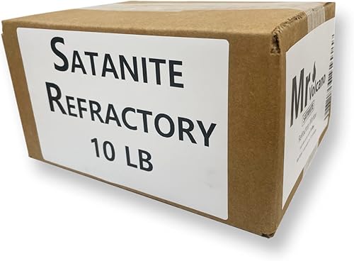Satanita refractaria 10 libras para manta de cerámica que alinea el mortero de 3200 grados