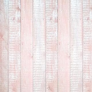 BELECO 6x6ft Fabric Light Pink Wood Backdrop Pastel Colored Wood Planks Texture Wooden Background Easter Phtography Backdrop Birthday Party Baby Shower Boy Girl Product Photoshoot Studio Photo Props