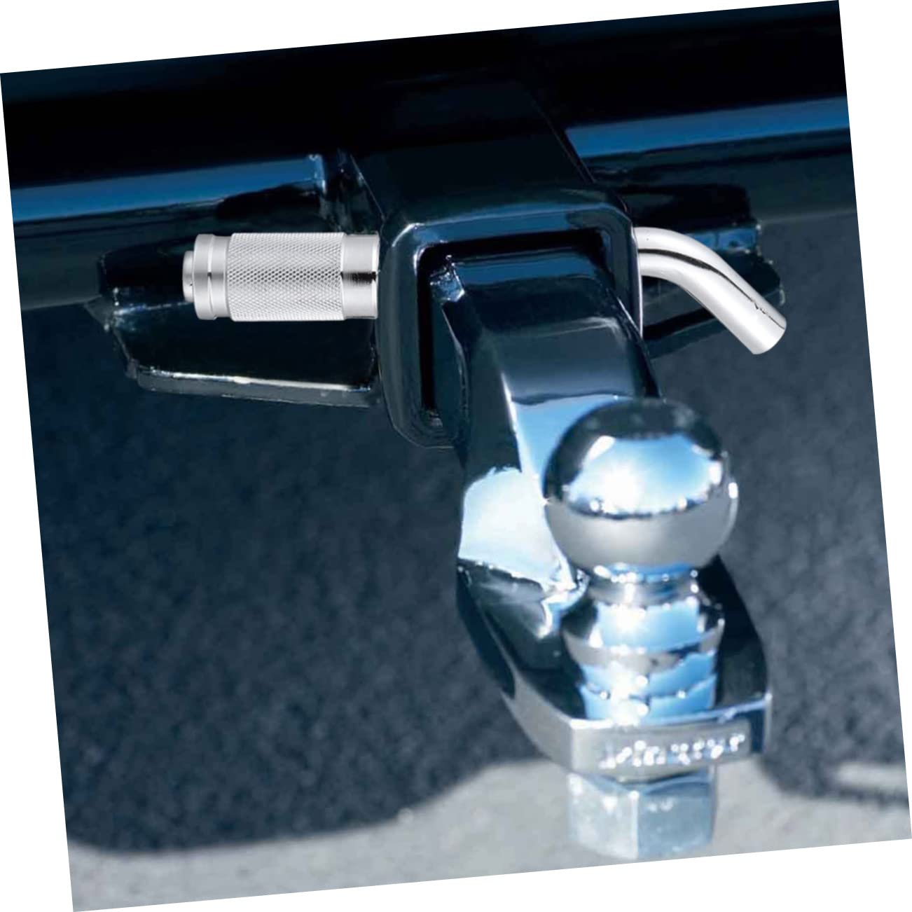 Anneome Bloqueo Antirrobo para Enganche de Remolque Cerradura Resistente la Fácil Instalación Compatible con Portaequipajes Bicicletas Remolques de Barco y Autocaravanas