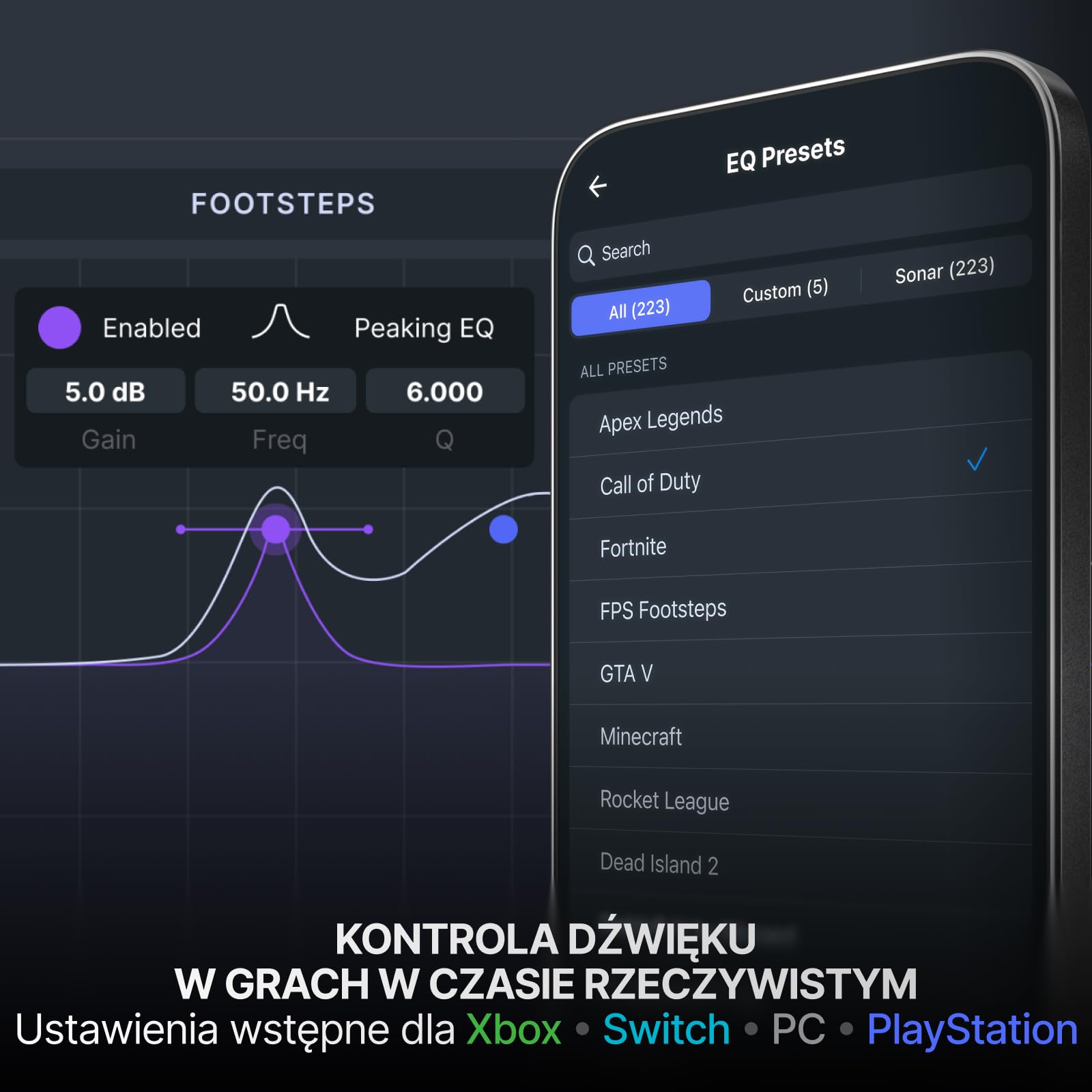 SteelSeries Arctis Nova 7X Wireless Gen 2 do gier -sterowanie aplikacją w czasie rzeczywistym - 50H + -przetworniki magnetyczne z magnesem neodymowym -miks 2,4 GHz/Bluetooth-Xbox,PS5,Switch 1/2,mobile