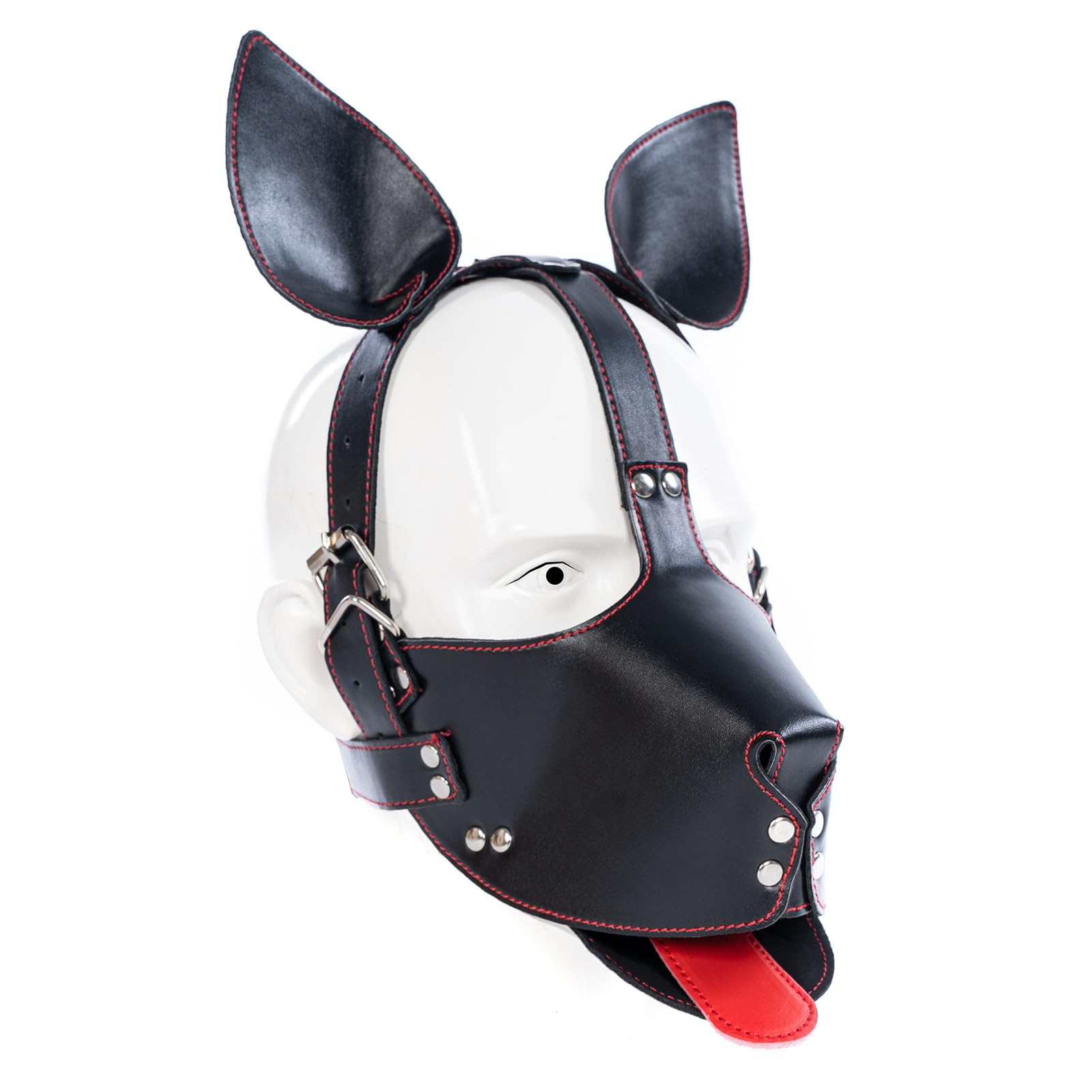 SXOVO Kit BDSM Bondage per Gattonare Con Ginocchiere + Gomitiere + Maschera + Collare +Restrizioni per Mani e Piedi, Kit Sadomaso per Coppia Schiavo Cane Cosplay, Toys Sessuali per Donna Uomini Coppie