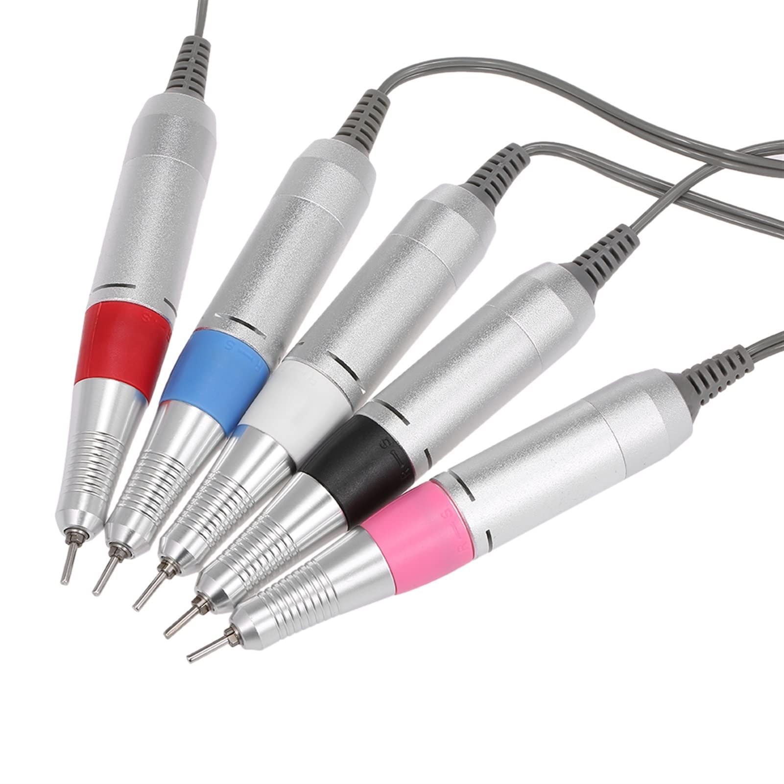 30000RPM elektryczny manicure do paznokci wiertarka Pen wiertarka do paznokci uchwyt rękojeść do Manicure Pedicure maszyna akcesoria narzędzie (różowy)
