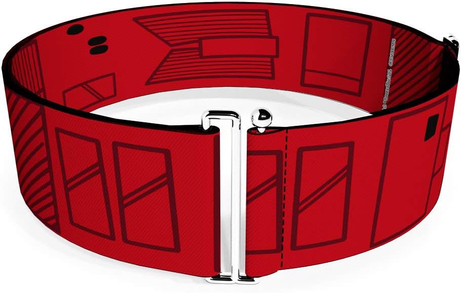 Star Wars Belt, Cinch Belt Star Wars Sith Troopers Utility Belt Bounding Red Black Gray, 3.0 Inch Wide, Adjustable