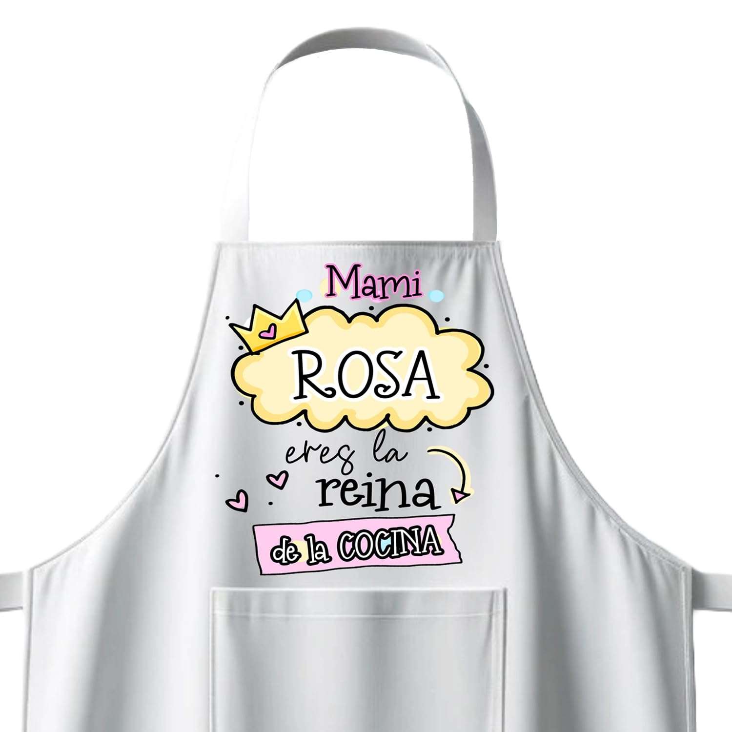 Kembilove | Delantal Personalizado con Fotos y Textos | Delantal de Cocina Customizado | Delantales personalizados con fotos | Mandiles de cocina madre